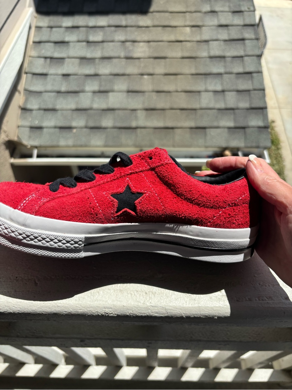 NEW Converse OneStar Ox Red Shaggy Suede “Loyal To One” DS Men’s 6.5 Women’s 8.5